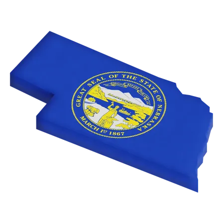 Nebraska  3D Icon