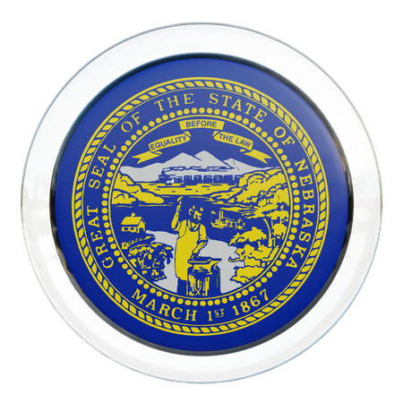 Nebraska Flag  3D Icon