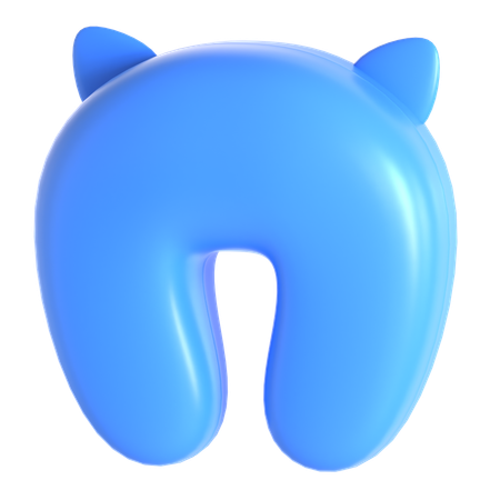 Neck Pillow  3D Icon