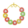 beach necklace emoji 3d