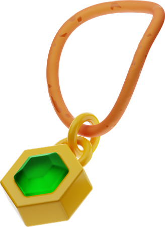 Necklace Jewelry 3D Illustration