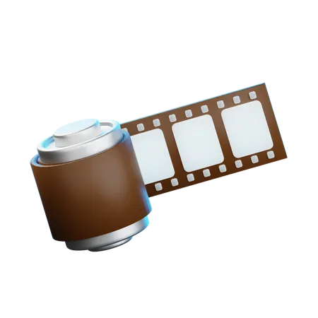 Negative Film  3D Icon