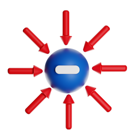 음이온  3D Icon