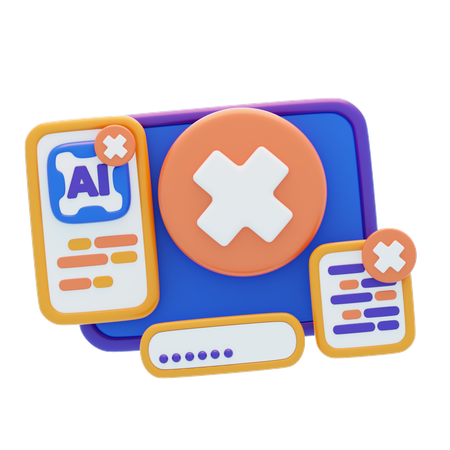 Negative Prompt  3D Icon