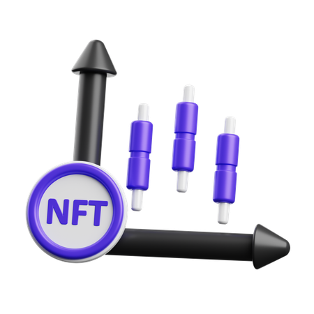 Negociação NFT  3D Icon