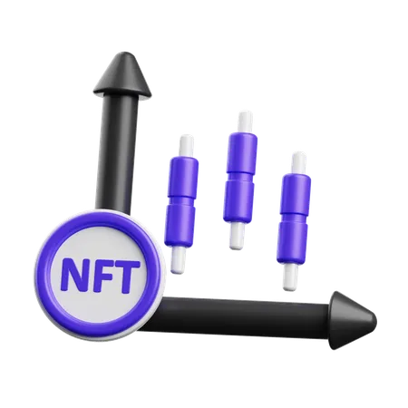 Negociação NFT  3D Icon