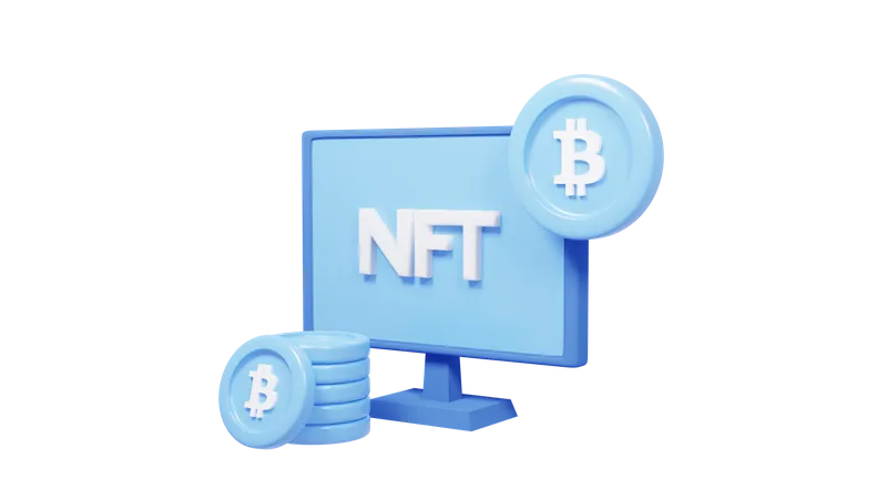 Negociação NFT  3D Icon