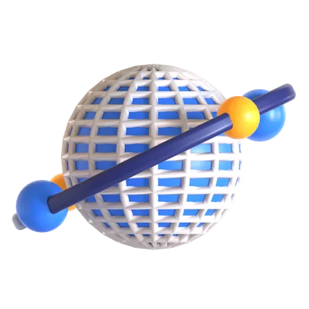 Negocio global  3D Icon