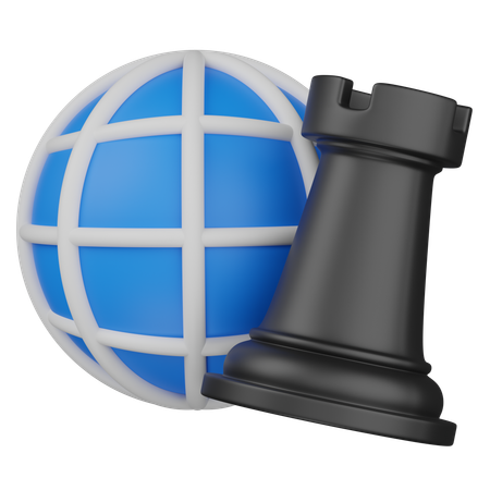 Negocio global  3D Icon