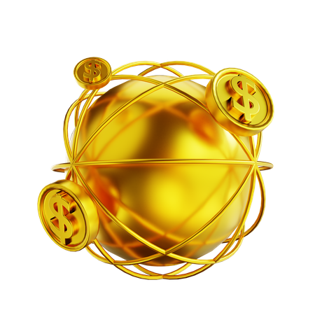 Negócio global  3D Icon