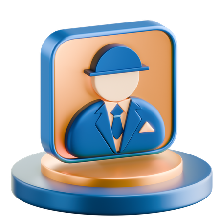 Profesional de negocios  3D Icon