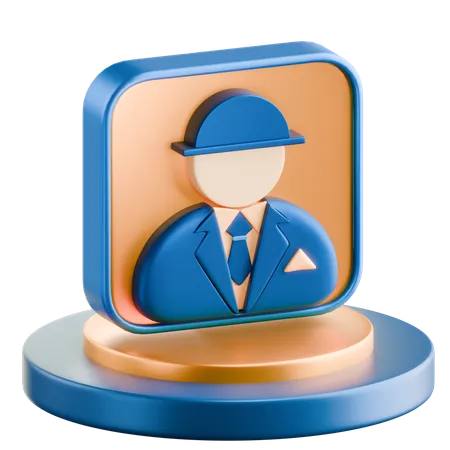 Profesional de negocios  3D Icon