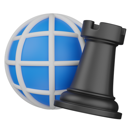 Negócio global  3D Icon