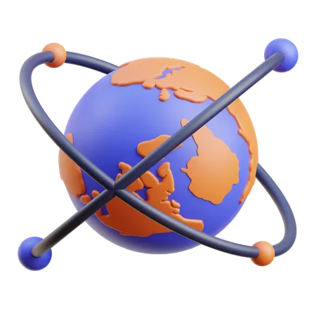 Negocio global  3D Icon