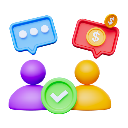 Negotiation  3D Icon