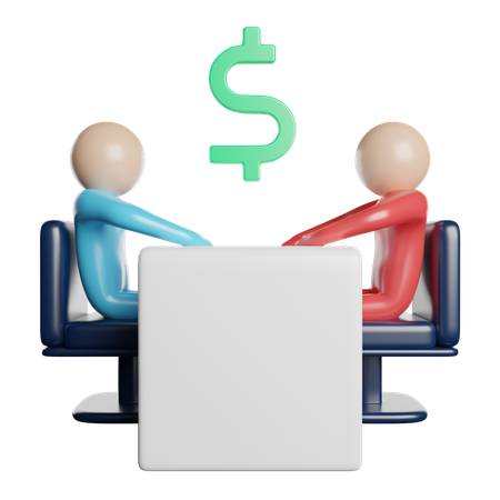 Negotiation Deal  3D Icon