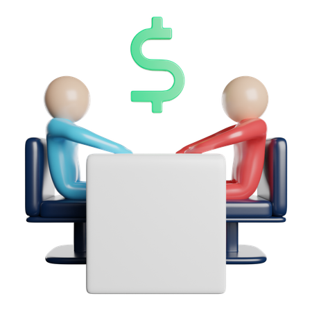 Negotiation Deal  3D Icon