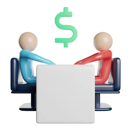 Negotiation Deal  3D Icon