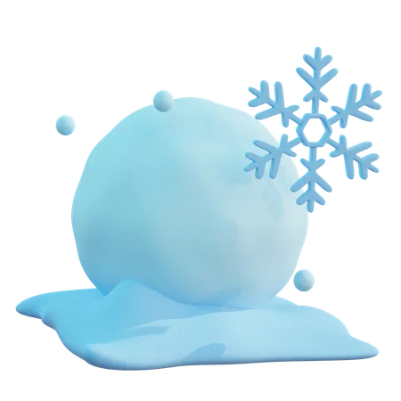 Neige  3D Icon