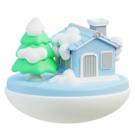 Neige  3D Icon