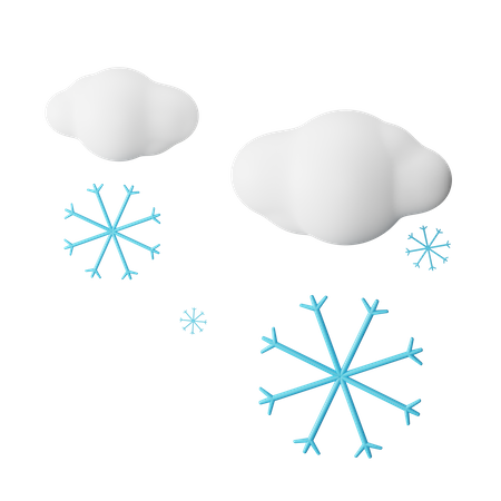 Neige  3D Icon