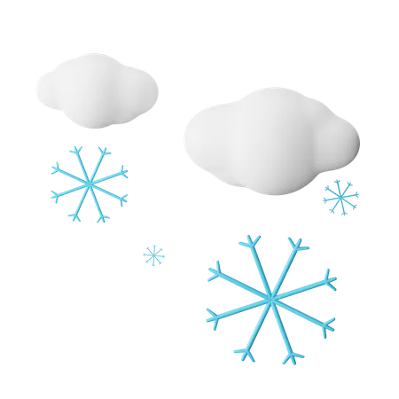 Neige  3D Icon