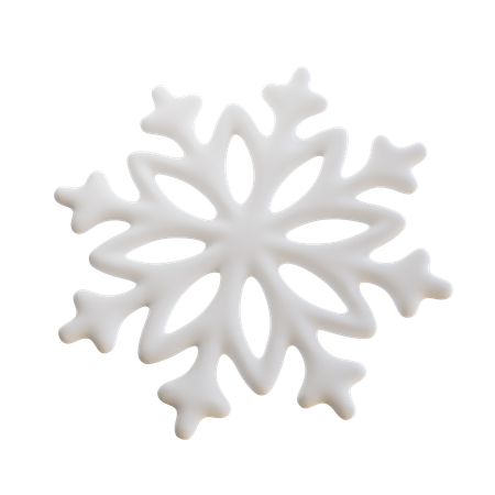 Neige hiver  3D Icon