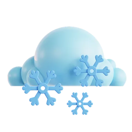 Nuage de neige  3D Icon