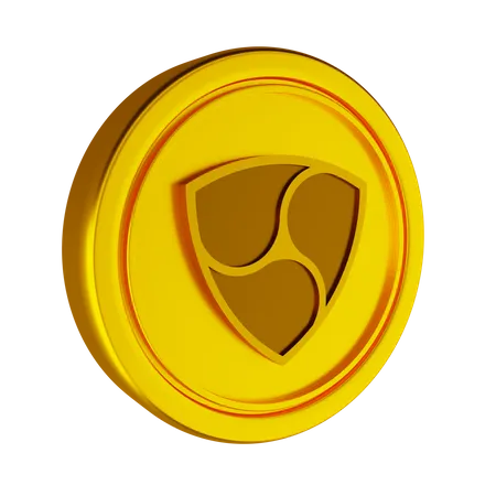 Nem Crypto Coin  3D Icon