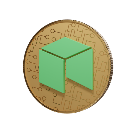 Neo Coin  3D Illustration