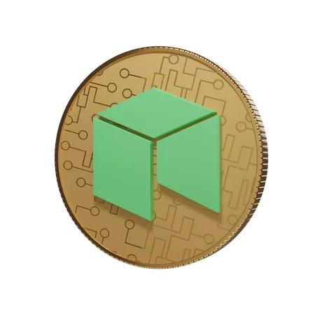 Neo Coin  3D Illustration