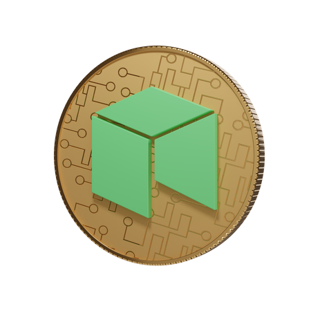 Neo Coin 3D Illustration