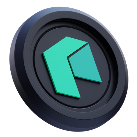 Neo criptomoneda  3D Icon