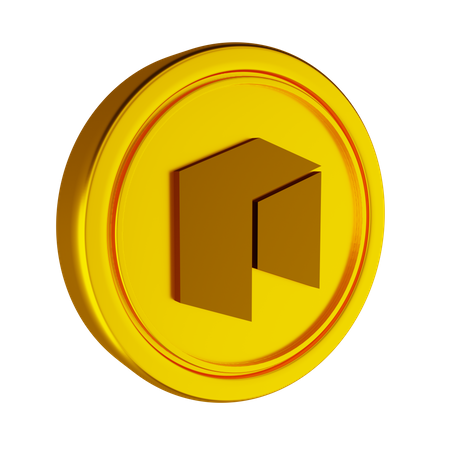 Neo Crypto Coin  3D Icon