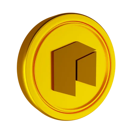 Neo Crypto Coin  3D Icon