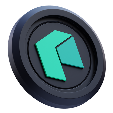 Neo Cryptocurrency  3D Icon