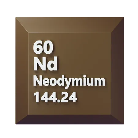 Neodym  3D Icon