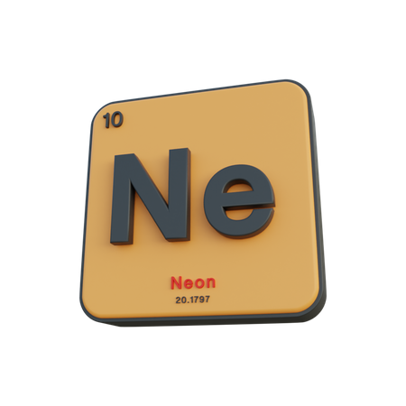 Neón  3D Icon