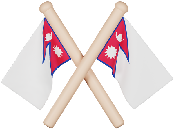 Nepal Flag  3D Icon