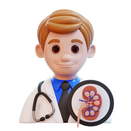 Nephrologe  3D Icon