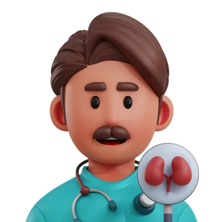 Nephrologe  3D Icon