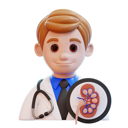 Nephrologist  3D Icon