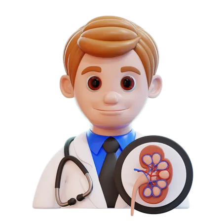 Nephrologist  3D Icon