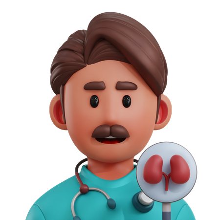 Nephrologist  3D Icon