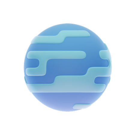 Neptun  3D Icon