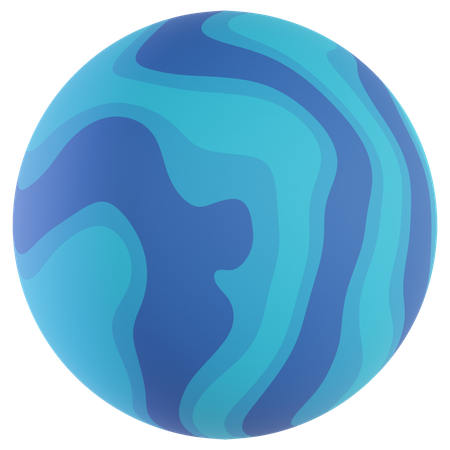 Neptun  3D Icon