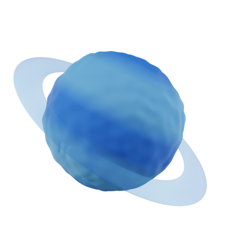 Neptun Planet  3D Icon