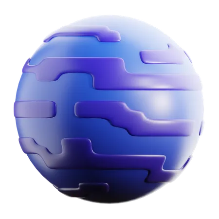 Neptune Planet Space 3 D Icon 3D Icon