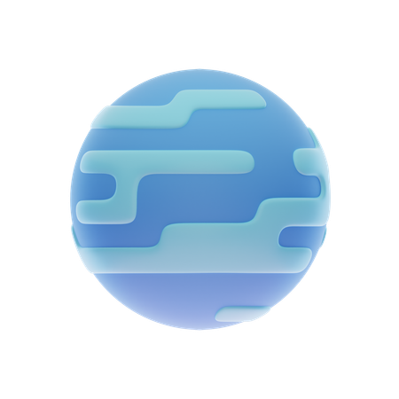 Neptune  3D Icon