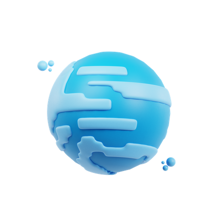 Neptune  3D Icon